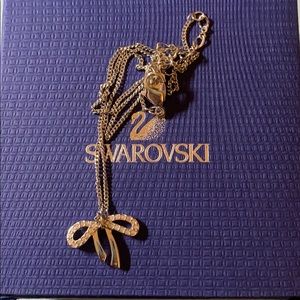 Swarovski Bow Pendent Necklace